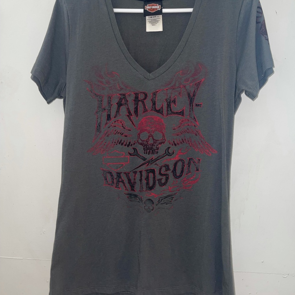 Women's Harley Davidson V-Neck T-Shirt